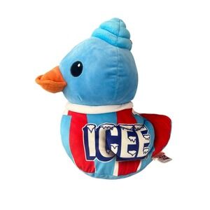 ICEE Company Blue Slushie Duck Plush Red White Striped Collectible Soft Toy 2025